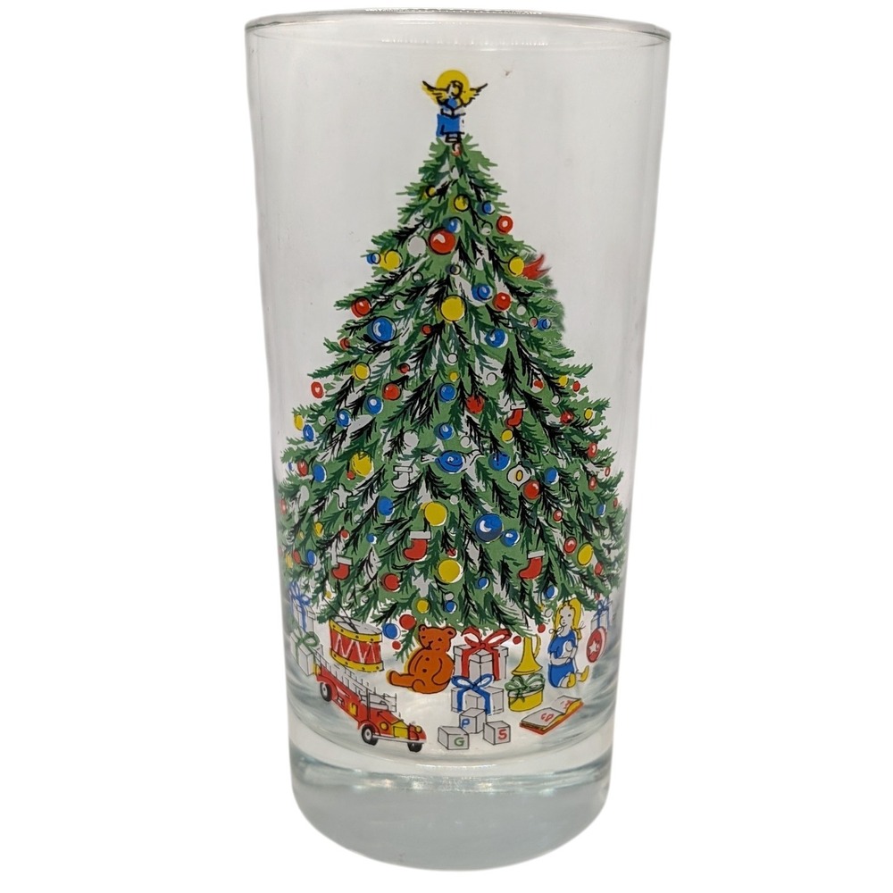 House of Salem Noel Glass Water Christmas Heritage Christmas Tree Vintage‎ 1980s